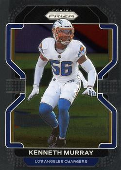 #172 Kenneth Murray - Los Angeles Chargers - 2021 Panini Prizm Football