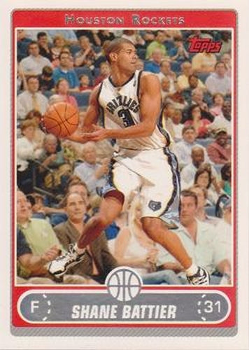 #172 Shane Battier - Houston Rockets - 2006-07 Topps Basketball