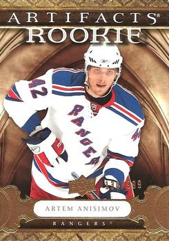 #172 Artem Anisimov - New York Rangers - 2009-10 Upper Deck Artifacts Hockey