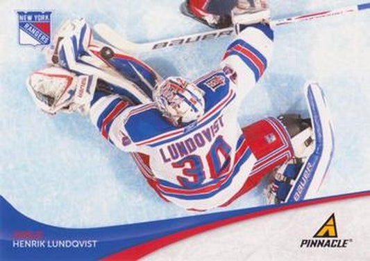 #172 Henrik Lundqvist - New York Rangers - 2011-12 Panini Pinnacle Hockey