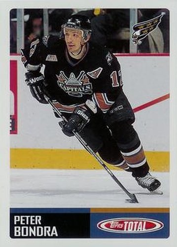 #172 Peter Bondra - Washington Capitals - 2002-03 Topps Total Hockey