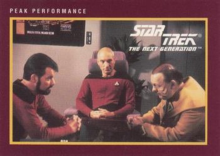 #172 Peak Performance - 1991 Impel Star Trek 25th Anniversary
