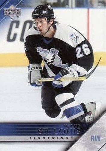 #172 Martin St. Louis - Tampa Bay Lightning - 2005-06 Upper Deck Hockey