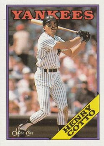 #172 Henry Cotto - New York Yankees - 1988 O-Pee-Chee Baseball