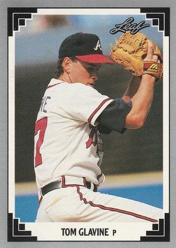 #172 Tom Glavine - Atlanta Braves - 1991 Leaf Baseball