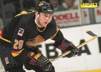 #172 Roman Oksiuta - Vancouver Canucks - 1995-96 SkyBox Impact Hockey