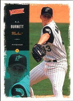 #172 A.J. Burnett - Florida Marlins - 2000 Upper Deck Victory Baseball