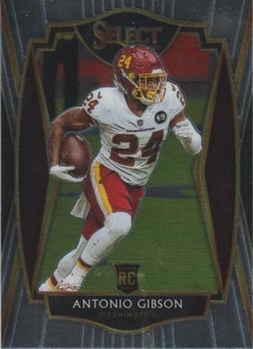 #172 Antonio Gibson - Washington Football Team - 2020 Panini Select Football
