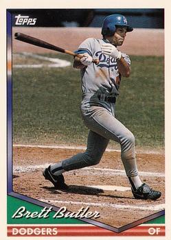 #172 Brett Butler - Los Angeles Dodgers - 1994 Topps Baseball