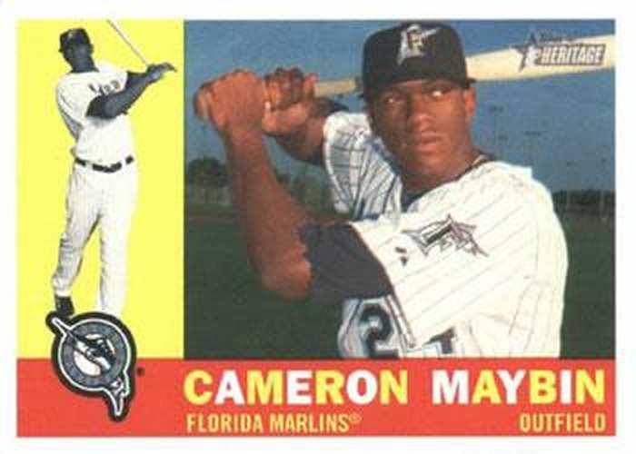 #172 Cameron Maybin - Florida Marlins - 2009 Topps Heritage Baseball