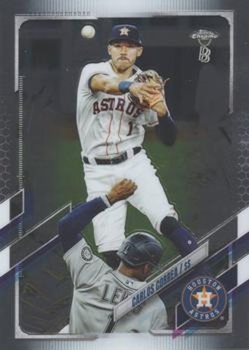 #172 Carlos Correa - Houston Astros - 2021 Topps Chrome Ben Baller Edition Baseball