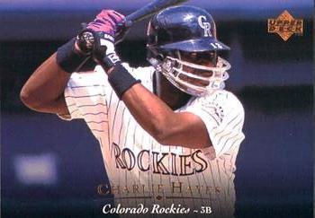 #172 Charlie Hayes - Colorado Rockies - 1995 Upper Deck Baseball