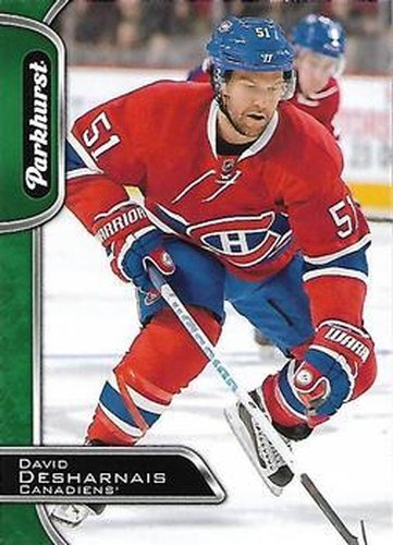 #172 David Desharnais - Montreal Canadiens - 2016-17 Parkhurst Hockey