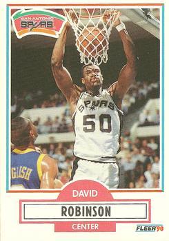 #172 David Robinson - San Antonio Spurs - 1990-91 Fleer Basketball