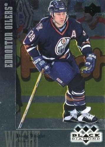 #172 Doug Weight - Edmonton Oilers - 1996-97 Upper Deck Black Diamond Hockey