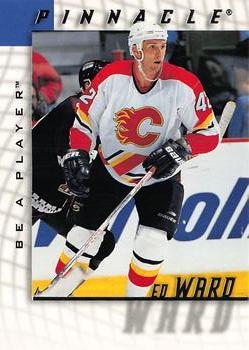 #172 Ed Ward - Calgary Flames - 1997-98 Pinnacle Be a Player Hockey