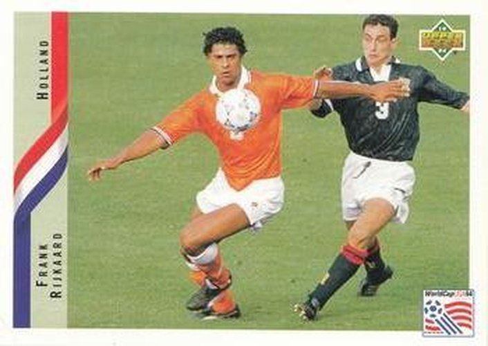#172 Frank Rijkaard - Netherlands - 1994 Upper Deck World Cup Contenders English/Spanish Soccer