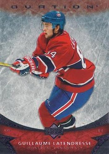 #172 Guillaume Latendresse - Montreal Canadiens - 2006-07 Upper Deck Ovation Hockey