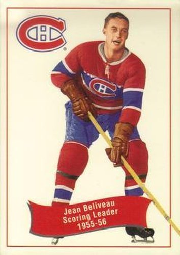 #172 Jean Beliveau - Montreal Canadiens - 1994 Parkhurst Missing Link 1956-57 Hockey
