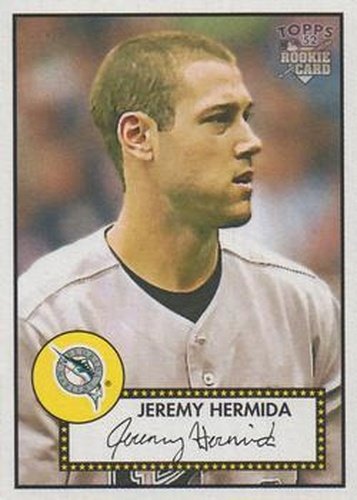 #172 Jeremy Hermida - Florida Marlins - 2006 Topps 1952 Edition Baseball