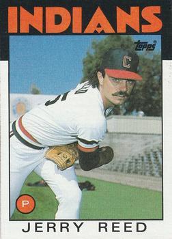 #172 Jerry Reed - Cleveland Indians - 1986 Topps Baseball