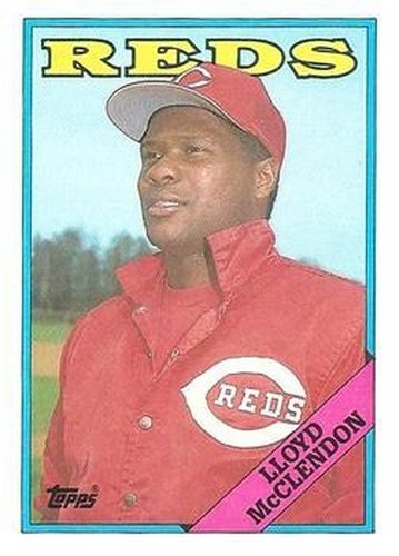 #172 Lloyd McClendon - Cincinnati Reds - 1988 Topps Baseball