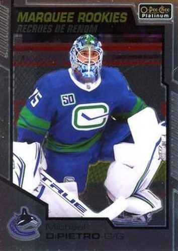 #172 Michael DiPietro - Vancouver Canucks - 2020-21 O-Pee-Chee Platinum Hockey
