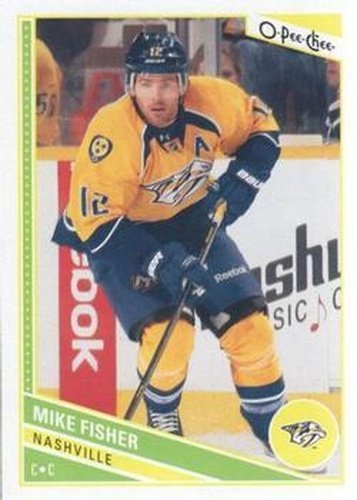 #172 Mike Fisher - Nashville Predators - 2013-14 O-Pee-Chee Hockey