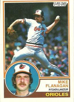 #172 Mike Flanagan - Baltimore Orioles - 1983 O-Pee-Chee Baseball