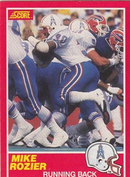 #172 Mike Rozier - Houston Oilers - 1989 Score Football