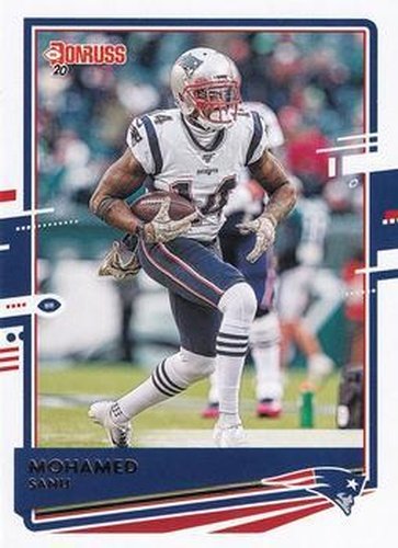 #172 Mohamed Sanu - New England Patriots - 2020 Donruss Football