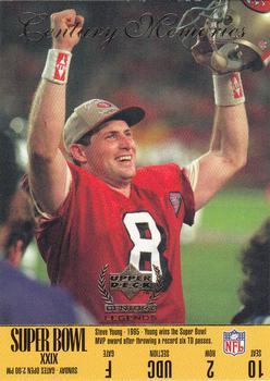 #172 Steve Young - San Francisco 49ers - 1999 Upper Deck Century Legends Football