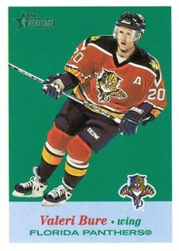 #172 Valeri Bure - Florida Panthers - 2001-02 Topps Heritage Hockey