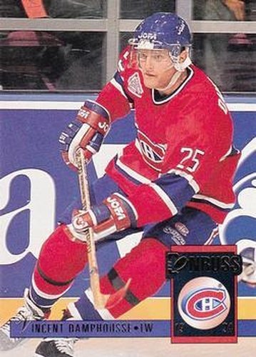 #172 Vincent Damphousse - Montreal Canadiens - 1993-94 Donruss Hockey