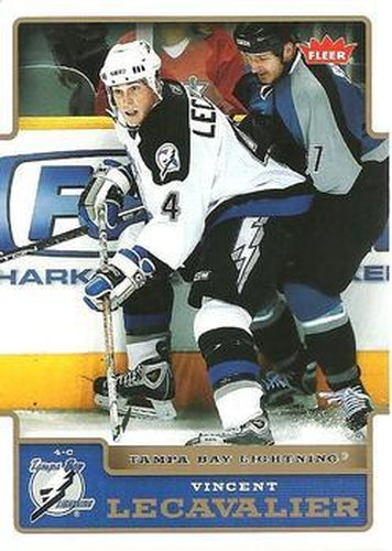 #172 Vincent Lecavalier - Tampa Bay Lightning - 2006-07 Fleer Hockey