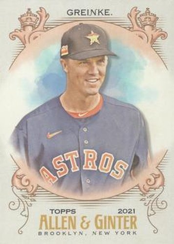 #172 Zack Greinke - Houston Astros - 2021 Topps Allen & Ginter Baseball