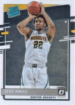 #172 Zeke Nnaji - Denver Nuggets - 2020-21 Donruss Optic Basketball