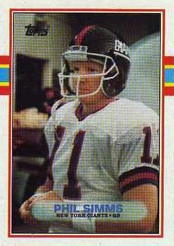 #172 Phil Simms - New York Giants - 1989 Topps Football