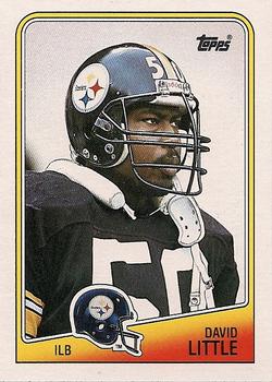 #172 David Little - Pittsburgh Steelers - 1988 Topps Football