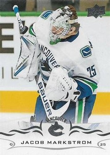 #172 Jacob Markstrom - Vancouver Canucks - 2018-19 Upper Deck Hockey
