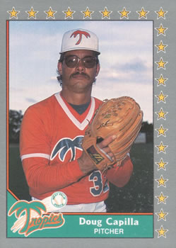 #172 Doug Capilla - West Palm Beach Tropics - 1990 Pacific Senior League Baseball