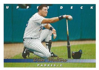 #172 Dan Walters - San Diego Padres - 1993 Upper Deck Baseball