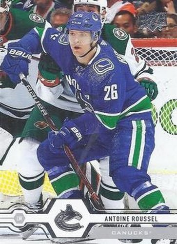 #172 Antoine Roussel - Vancouver Canucks - 2019-20 Upper Deck Hockey