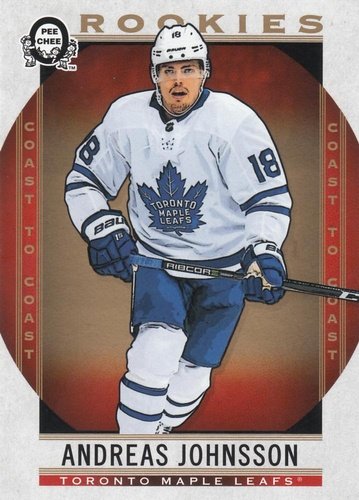 #172 Andreas Johnsson - Toronto Maple Leafs - 2018-19 O-Pee-Chee Coast to Coast Hockey