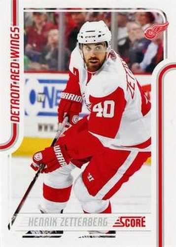 #172 Henrik Zetterberg - Detroit Red Wings - 2011-12 Score Hockey