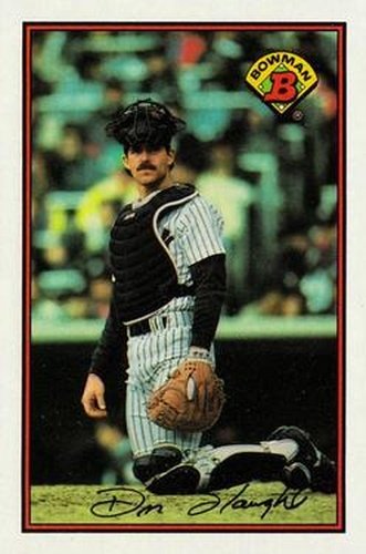#172 Don Slaught - New York Yankees - 1989 Bowman Baseball
