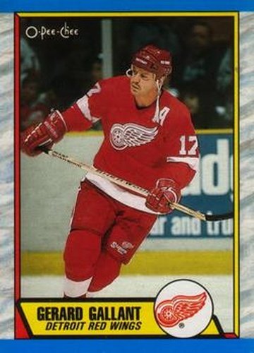 #172 Gerard Gallant - Detroit Red Wings - 1989-90 O-Pee-Chee Hockey