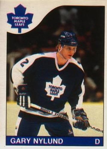 #172 Gary Nylund - Toronto Maple Leafs - 1985-86 O-Pee-Chee Hockey