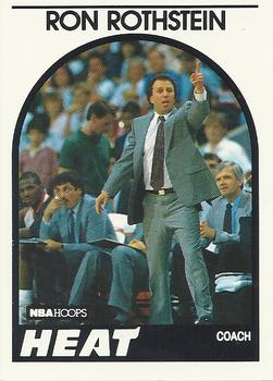 #172 Ron Rothstein - Miami Heat - 1989-90 Hoops Basketball