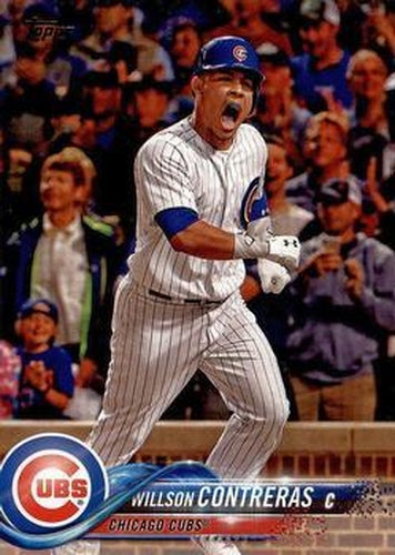 #172 Willson Contreras - Chicago Cubs - 2018 Topps Baseball